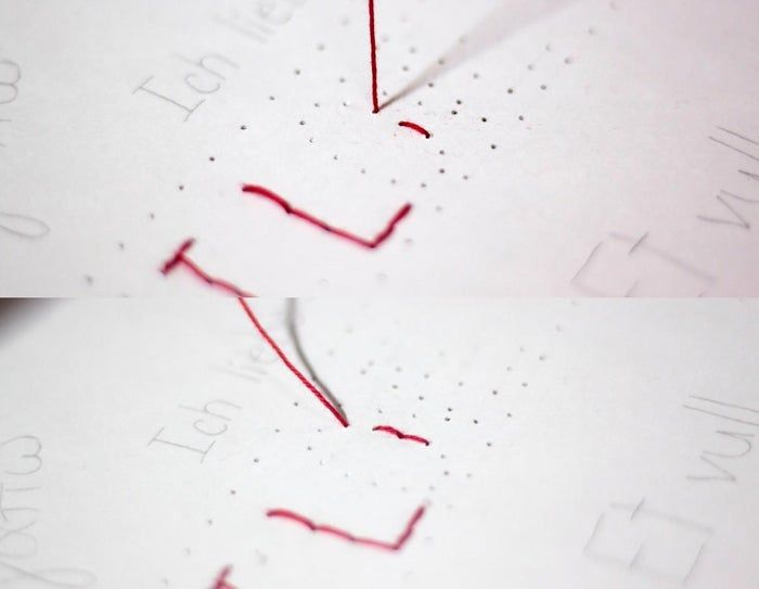 多语言爱心卡片手工制作教程,附详细刺绣步骤-第7张图片-趣作屋 多语言爱心卡片手工制作教程,附详细刺绣步骤-第7张图片-趣作屋