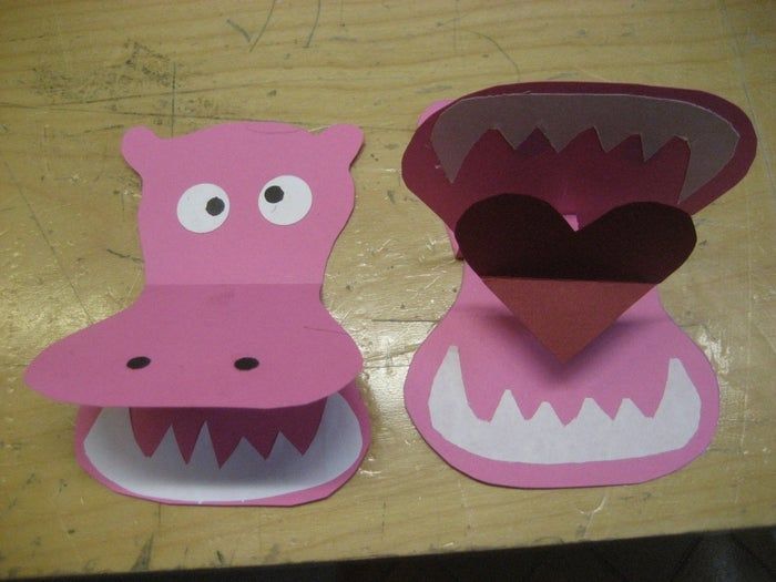 手工制作趣味弹出式河马卡片教程-第48张图片-趣作屋