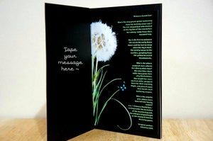 亲手制作蒲公英贺卡，环保又暖心的手工教程-第3张图片-趣作屋