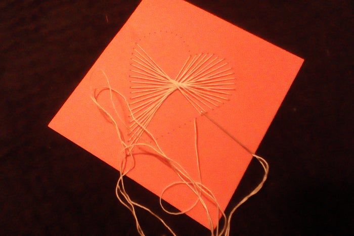 手工制作线艺贺卡教程，简单又惊艳的DIY卡片-第3张图片-趣作屋