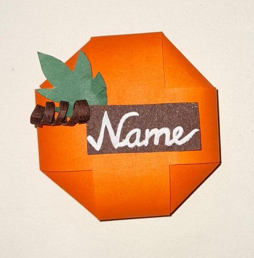 手工制作南瓜姓名卡，轻松打造节日优雅餐桌-第13张图片-趣作屋