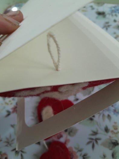 手工制作情人节羊毛心形贺卡和纪念品教程-第29张图片-趣作屋