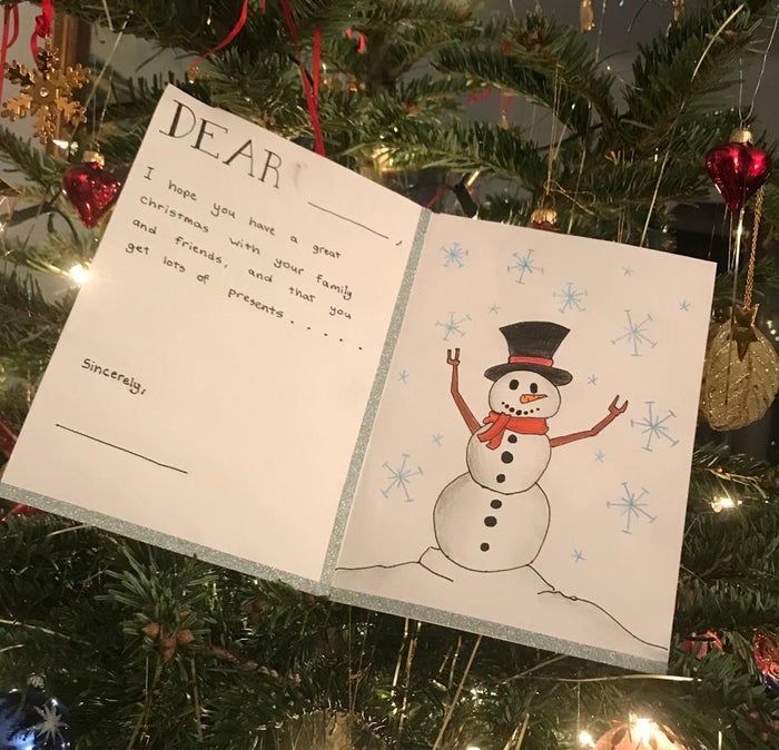 圣诞节手工贺卡制作教程，简单又暖心-第11张图片-趣作屋