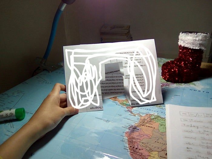 手工制作圣诞立体贺卡教程，简单几步打造专属节日祝福-第17张图片-趣作屋