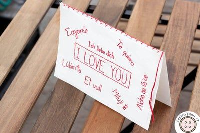 多语言爱心卡片手工制作教程,附详细刺绣步骤-第2张图片-趣作屋 多语言爱心卡片手工制作教程,附详细刺绣步骤-第2张图片-趣作屋