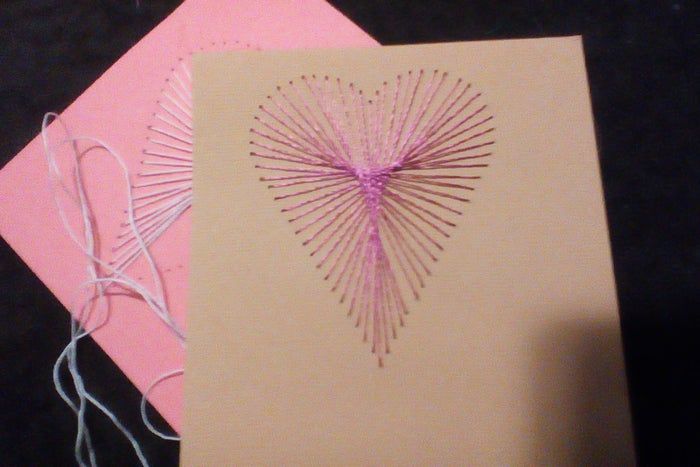 手工制作线艺贺卡教程，简单又惊艳的DIY卡片-第4张图片-趣作屋