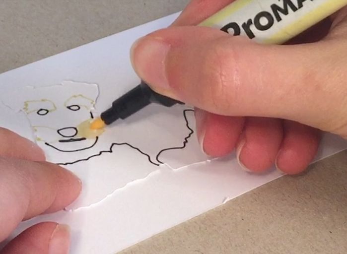 手工制作个性化狗狗生日贺卡教程-第20张图片-趣作屋