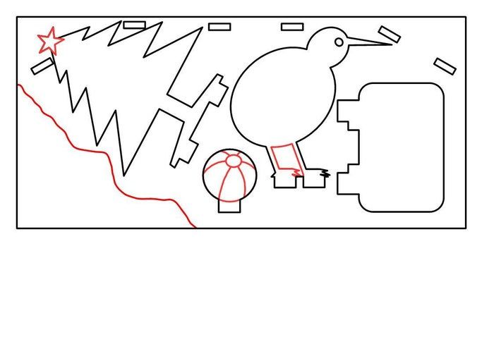 手工制作圣诞贺卡教程,轻松打造独特海滩风祝福-第2张图片-趣作屋 手工制作圣诞贺卡教程,轻松打造独特海滩风祝福-第2张图片-趣作屋