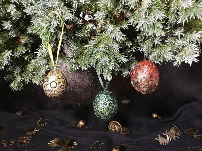 圣诞节专属手工龙蛋挂饰制作指南-第2张图片-趣作屋