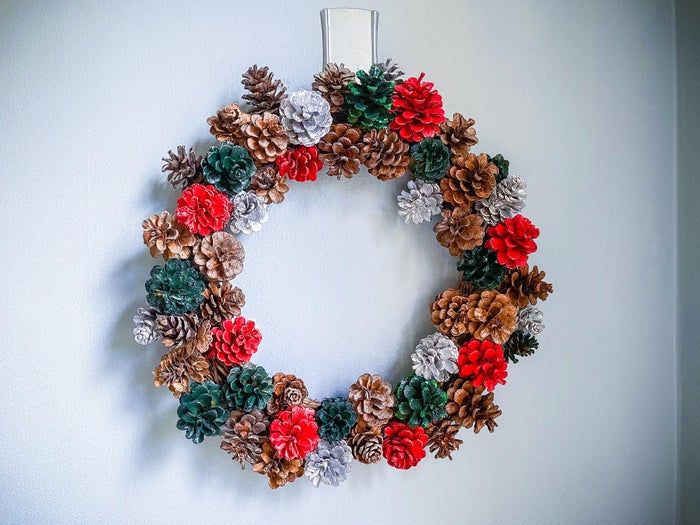 城市居民也能做的趣味松果花环手工教程-第22张图片-趣作屋 城市居民也能做的趣味松果花环手工教程-第22张图片-趣作屋