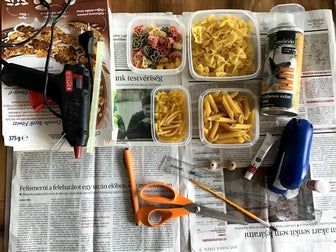 简易意面手工教程：圣诞节主题创意装饰-第3张图片-趣作屋