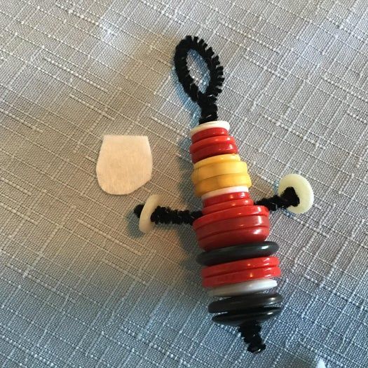 创意手工:低成本制作纽扣圣诞老人与雪人-第21张图片-趣作屋 创意手工:低成本制作纽扣圣诞老人与雪人-第21张图片-趣作屋