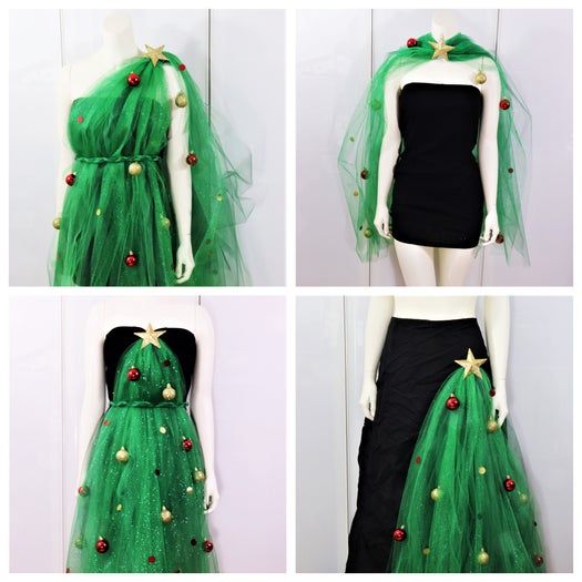 超简易低成本DIY节日装饰多功能薄纱教程-第1张图片-趣作屋