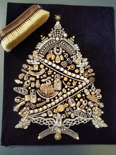 低成本手工制作闪亮圣诞树装饰-第9张图片-趣作屋