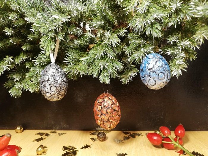 圣诞节专属手工龙蛋挂饰制作指南-第3张图片-趣作屋