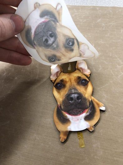 CNC激光切割与热升华打印结合制作个性挂件教程-第14张图片-趣作屋