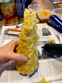 简易意面手工教程：圣诞节主题创意装饰-第11张图片-趣作屋