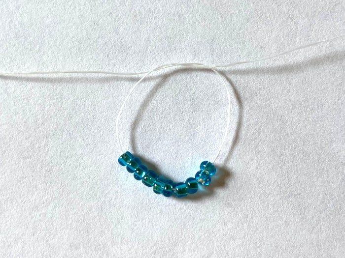 DIY迷你珠串星星挂饰教程-第6张图片-趣作屋