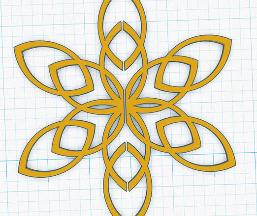 手把手教你3D打印六角立体雪花装饰-第14张图片-趣作屋