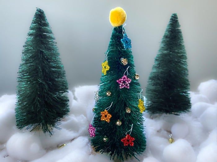 DIY迷你珠串星星挂饰教程-第19张图片-趣作屋