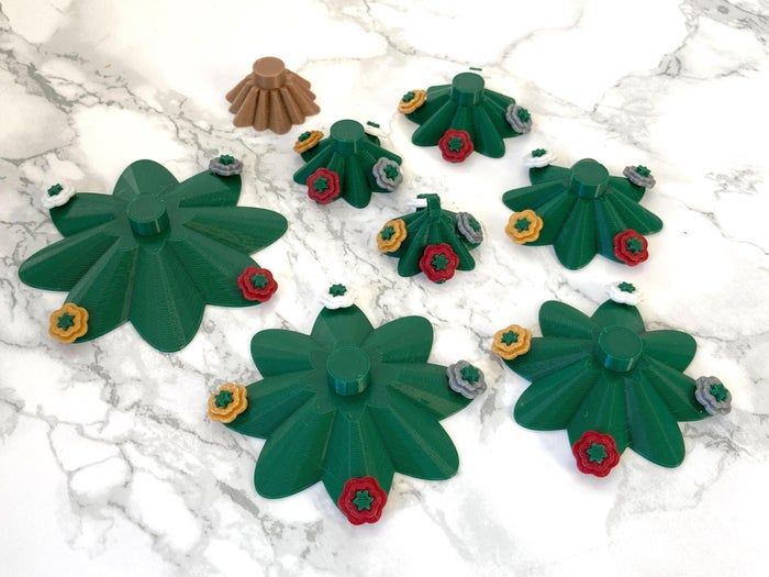 创意拆卸式花环与圣诞树挂件DIY教程-第21张图片-趣作屋