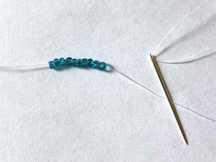 DIY迷你珠串星星挂饰教程-第5张图片-趣作屋