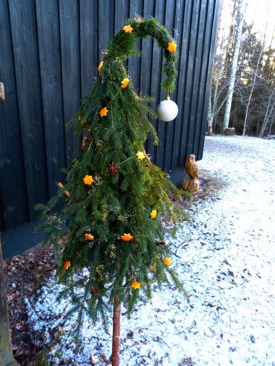 简易环保风圣诞树与挂饰DIY教程-第1张图片-趣作屋