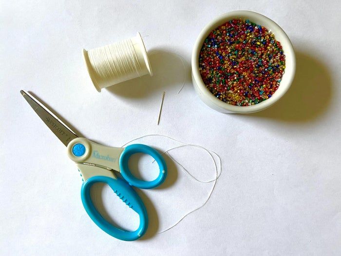 DIY迷你珠串星星挂饰教程-第3张图片-趣作屋