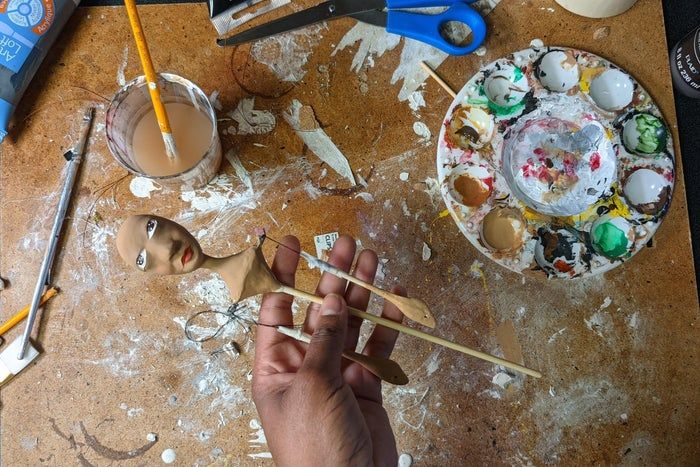 自制印尼传统木偶教程：创意纸黏土DIY全攻略-第24张图片-趣作屋