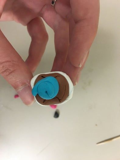 儿童手工：杰尼龟黏土挂件制作教程-第18张图片-趣作屋