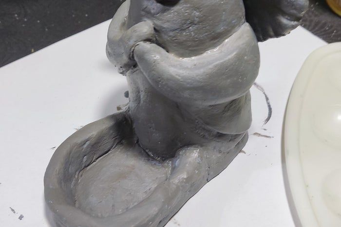 塞尔达传说海利亚女神像烛台手工制作教程-第30张图片-趣作屋