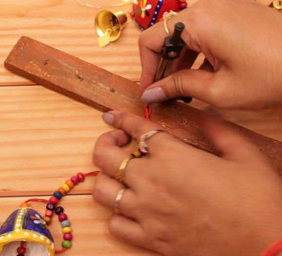 低成本自制拉贾斯坦风格壁饰教程-废弃材料DIY-第36张图片-趣作屋