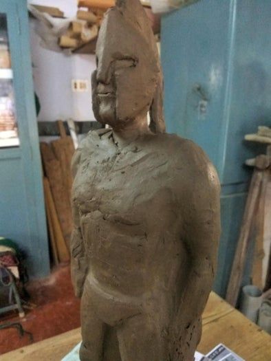 希腊战士陶土雕塑制作全流程指南-第19张图片-趣作屋