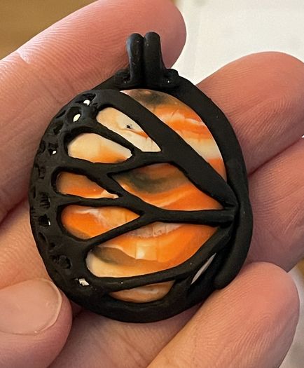 帝王蝶启发：自制人造玛瑙项链教程-第31张图片-趣作屋