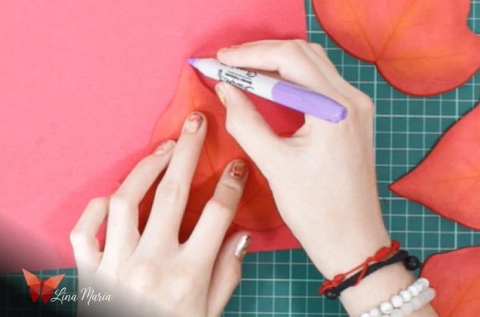 红叶软陶杯垫制作教程-详细步骤与材料清单-第15张图片-趣作屋