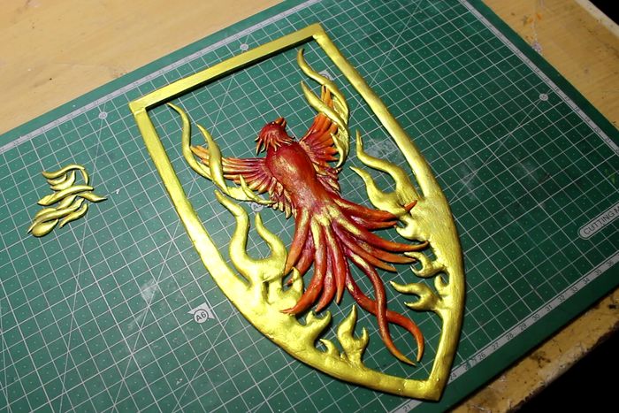 立体凤凰墙雕手工制作教程-低成本家庭DIY装饰品-第36张图片-趣作屋 立体凤凰墙雕手工制作教程-低成本家庭DIY装饰品-第36张图片-趣作屋