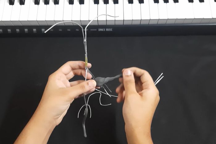 低成本手工制作魔法规培生物波克特笔座教程-第5张图片-趣作屋