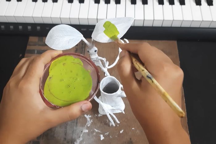 低成本手工制作魔法规培生物波克特笔座教程-第26张图片-趣作屋