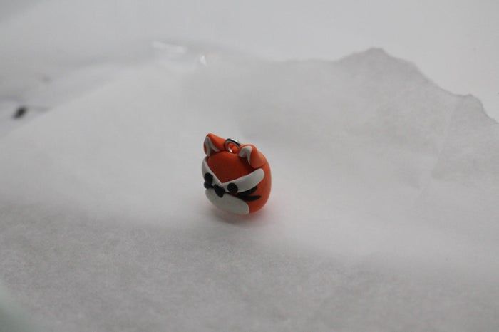 聚合物黏土狐狸挂件DIY教程-第27张图片-趣作屋