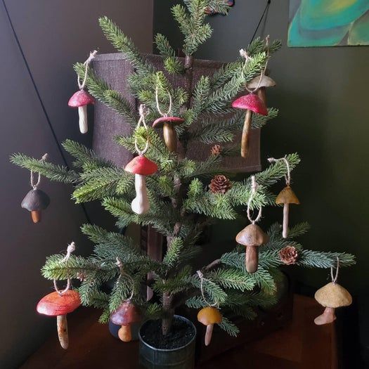 逼真圣诞蘑菇装饰品手工制作教程-第8张图片-趣作屋 逼真圣诞蘑菇装饰品手工制作教程-第8张图片-趣作屋