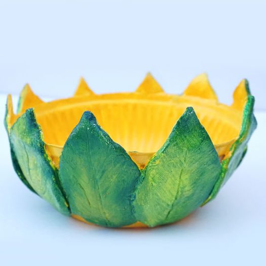 废旧塑料碗变身创意花器教程-第5张图片-趣作屋