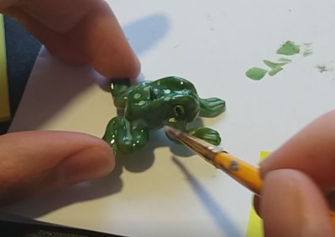 简单青蛙钥匙链手工制作教程-第25张图片-趣作屋