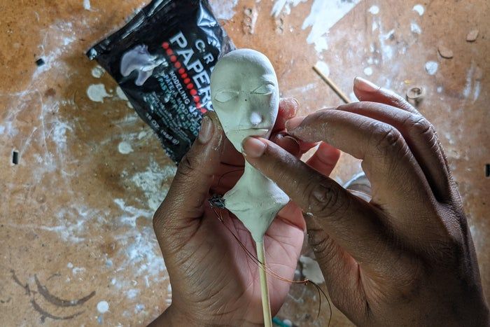 自制印尼传统木偶教程：创意纸黏土DIY全攻略-第20张图片-趣作屋