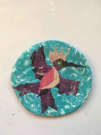 Fimo黏土微型装饰品制作教程-凤凰耳环DIY全过程-第2张图片-趣作屋 Fimo黏土微型装饰品制作教程-凤凰耳环DIY全过程-第2张图片-趣作屋