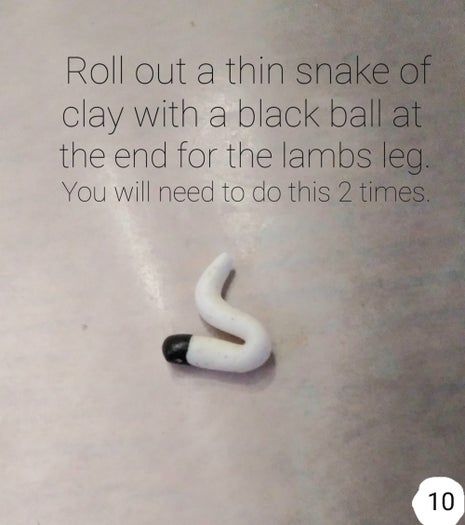 软陶手工制作狮子与羔羊雕塑教程-第11张图片-趣作屋 软陶手工制作狮子与羔羊雕塑教程-第11张图片-趣作屋