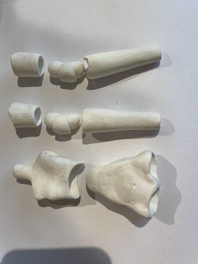 自制球形关节可动人偶教程：风干粘土与弹力绳的创意制作-第7张图片-趣作屋