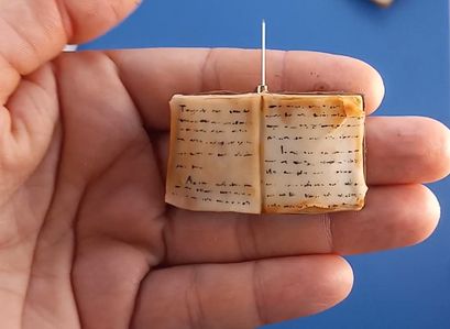 手工制作微型书籍教程：聚合物黏土与风干黏土应用-第27张图片-趣作屋