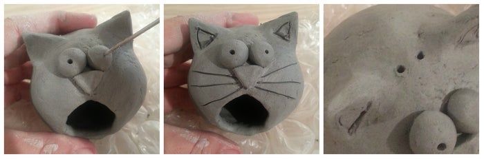 陶瓷动物圣诞挂饰DIY教程：从捏塑到烧制完整指南-第13张图片-趣作屋
