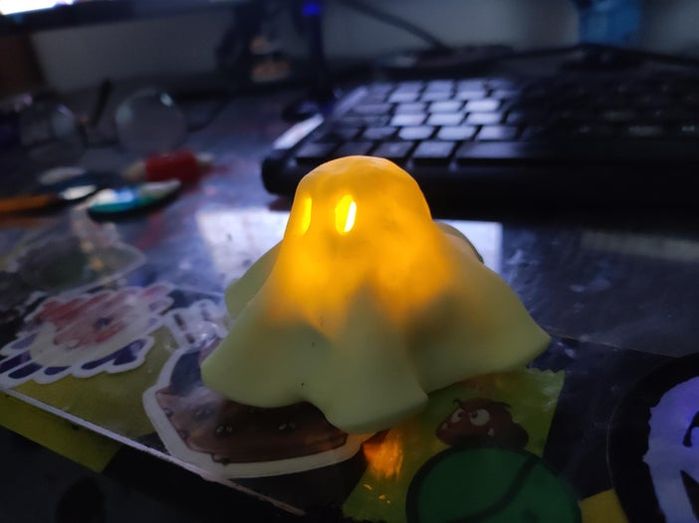 万圣节DIY小幽灵电子蜡烛制作教程-第12张图片-趣作屋