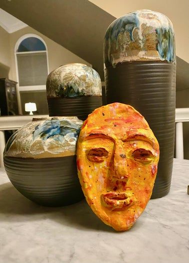 风干黏土笑脸雕塑制作教程-第1张图片-趣作屋